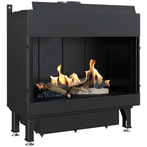 Kratki - Leo Gas Fireplace, Built-In