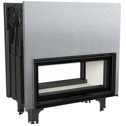 double-sided fireplace