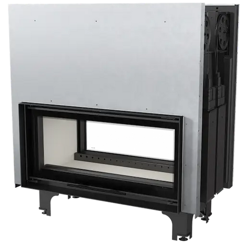 double-sided fireplace