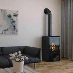 acunza Atlantic 613 - Wood Burning - Steel Fireplace