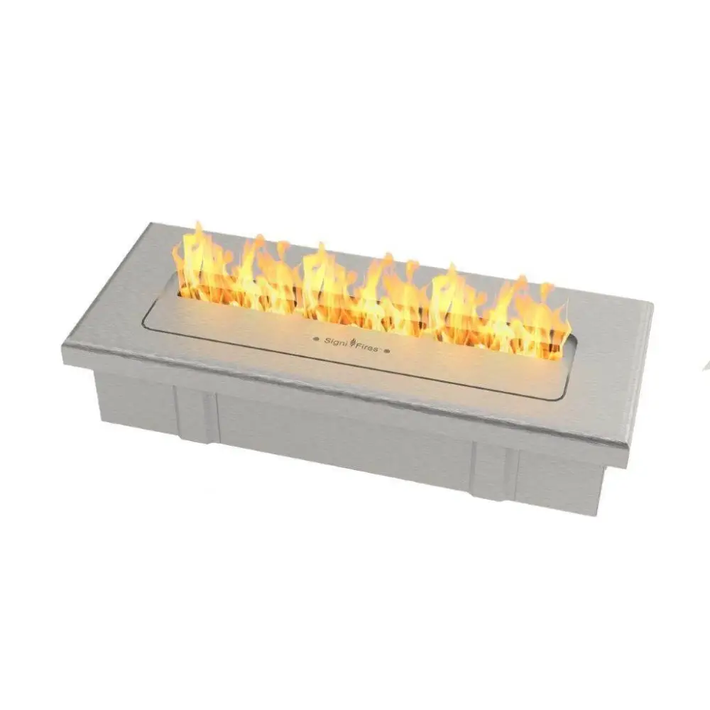 Signature Bio Fuel Fireplace, Stainless Steel - MultiFire - Fireplace Specialists