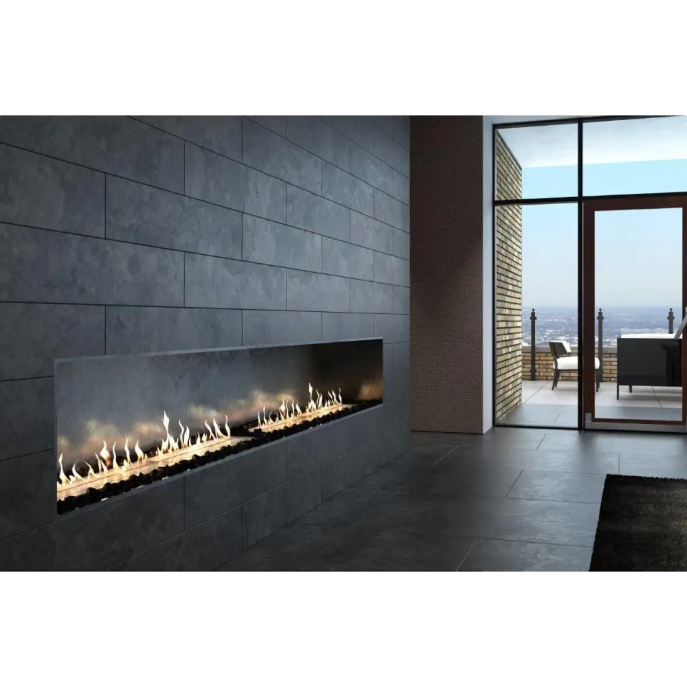 Slimline Bio Fuel Fireplace, Stainless Steel - MultiFire - Fireplace Specialists