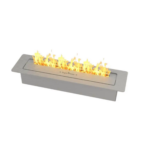 Slimline Bio Fuel Fireplace, Stainless Steel