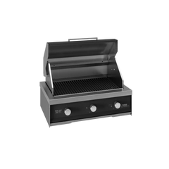 Three One Six Gas BBQ - 770mm / Stainless Steel with Black
