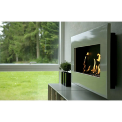Wall Mounted Bio Fuel Fireplace, Built-In, Steel Frame - MultiFire - Fireplace Specialists